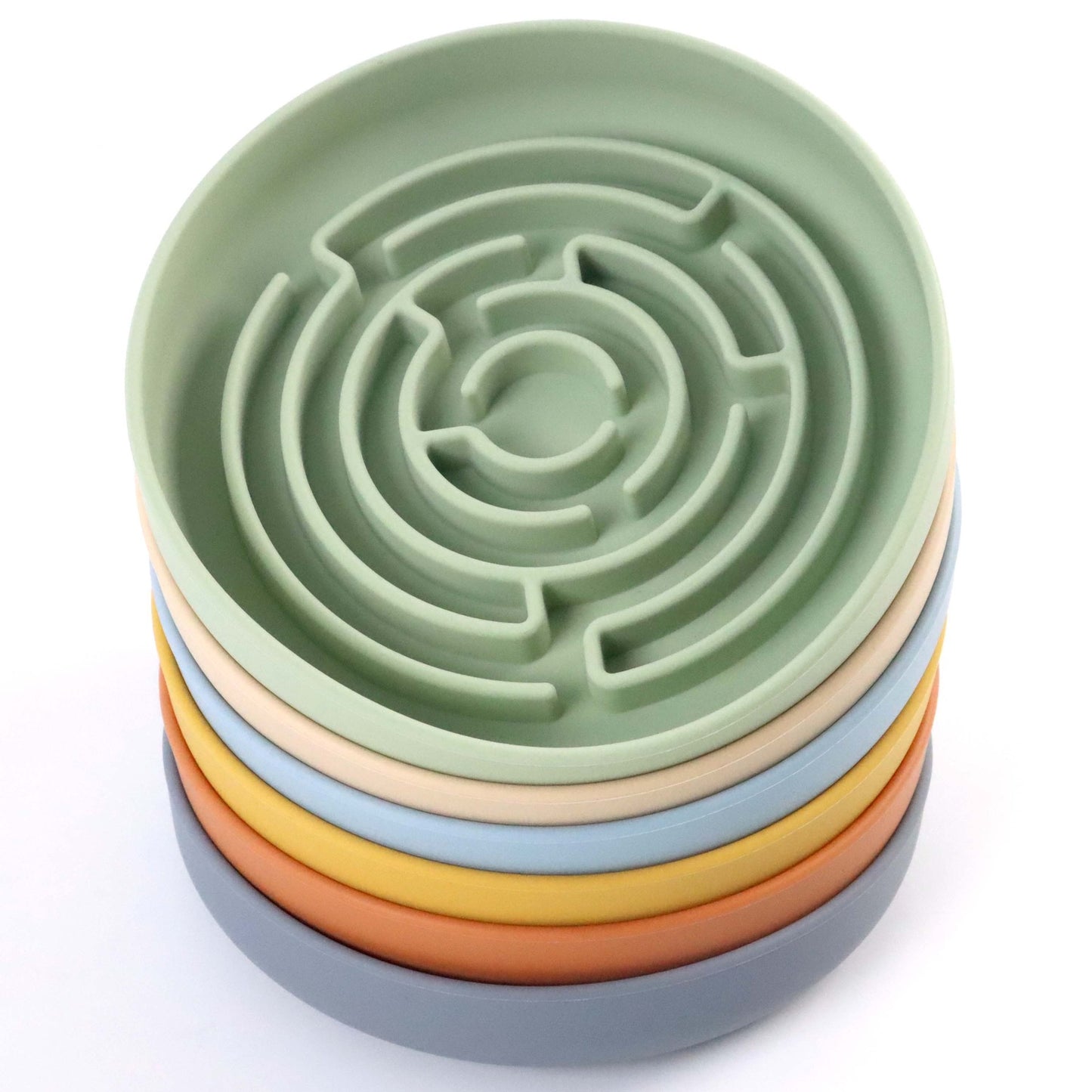 Silicone Slow Feeder Bowl With Suction Base