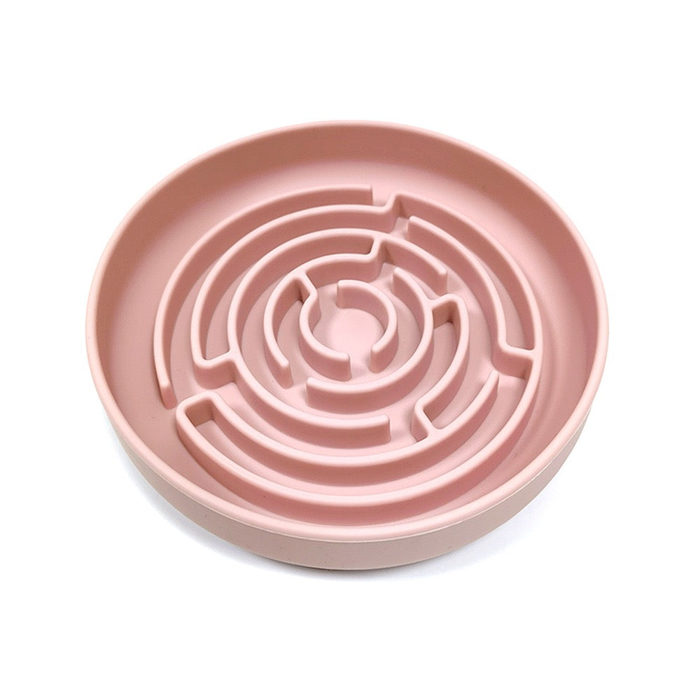 Silicone Slow Feeder Bowl With Suction Base