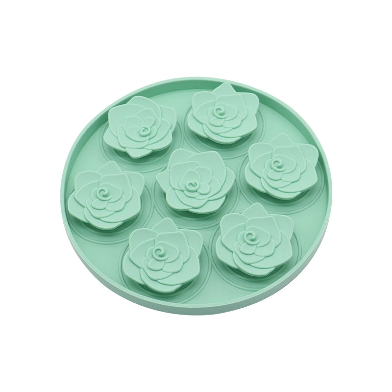 Rose Flower Slow Feeder Lick Mat