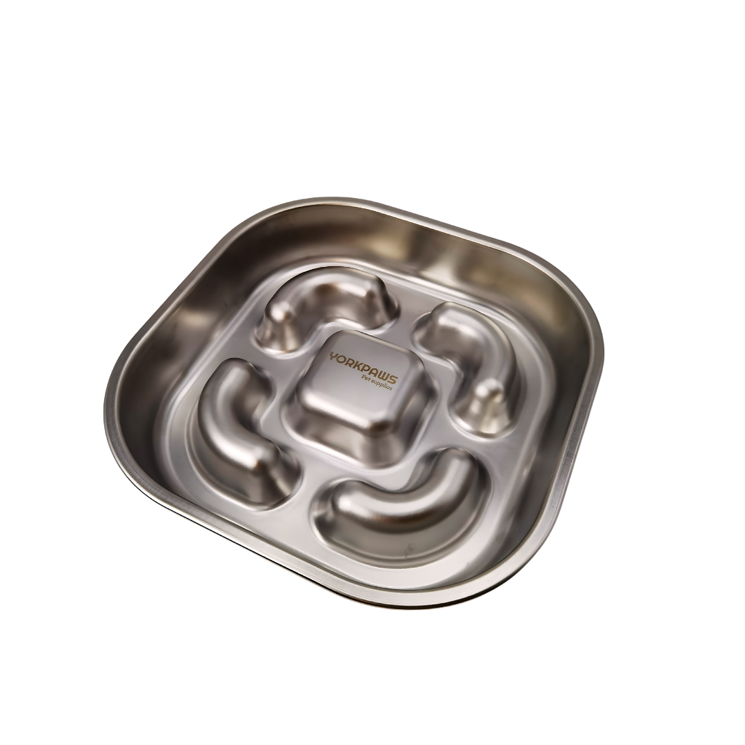 Food-Grade Stainless Steel Slow Feeder Bowl