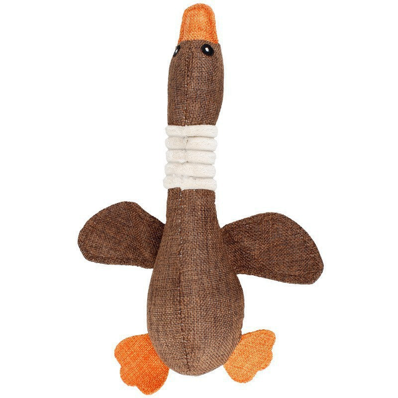 Plush Squeaky Duck Dog Toy