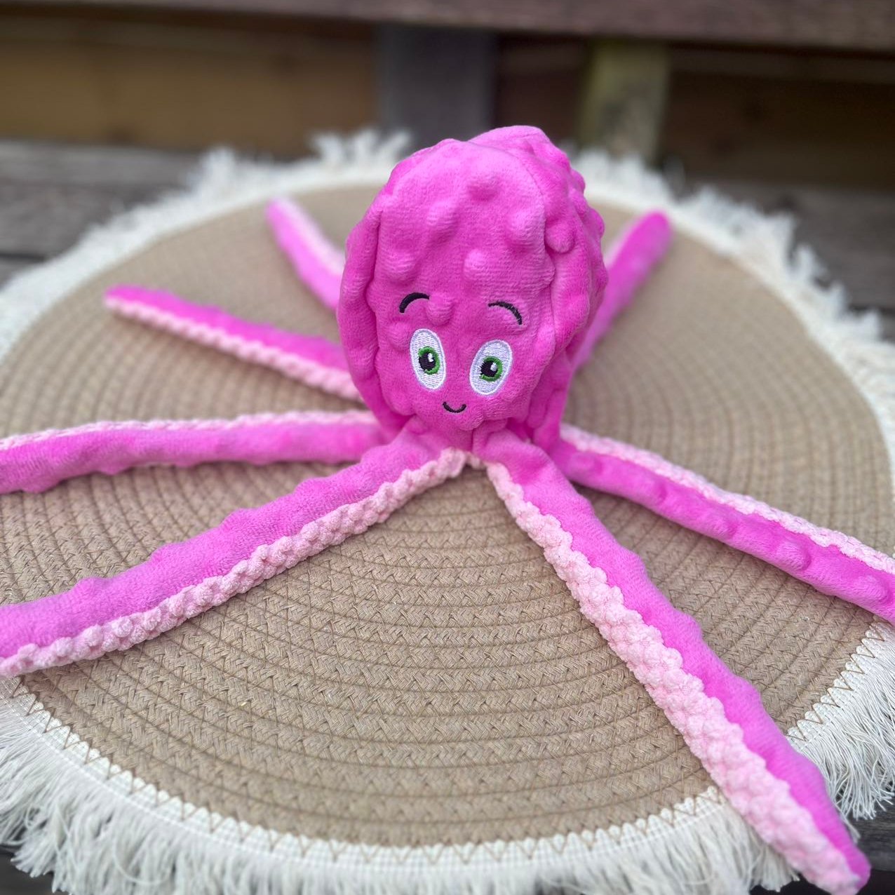 Pink Octopus Dog Toys