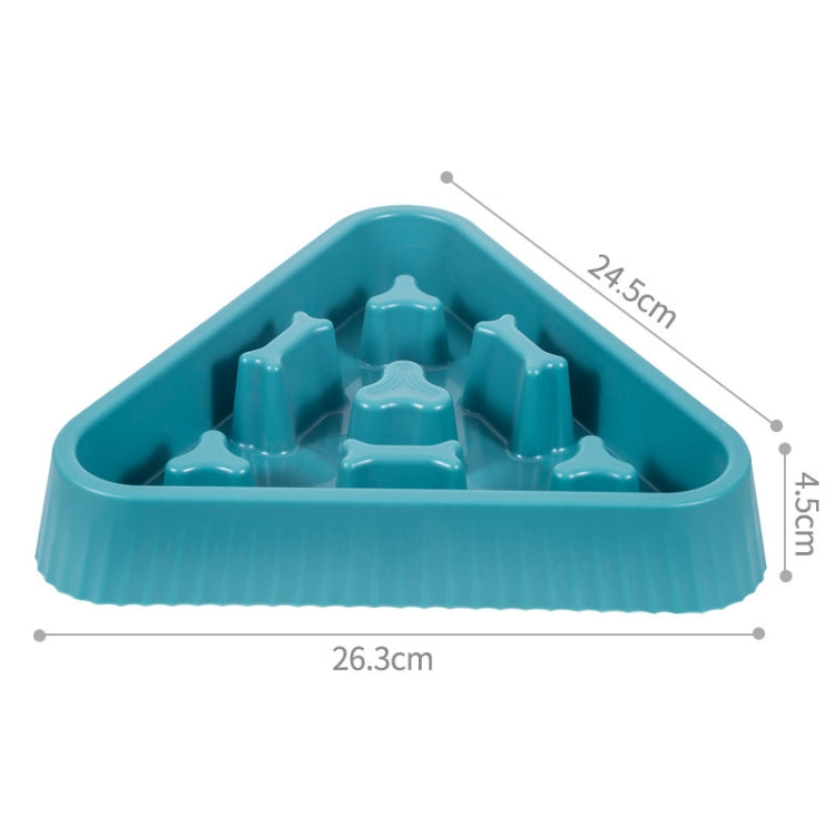 Triangular shape Slow Food Bowl for Dogs