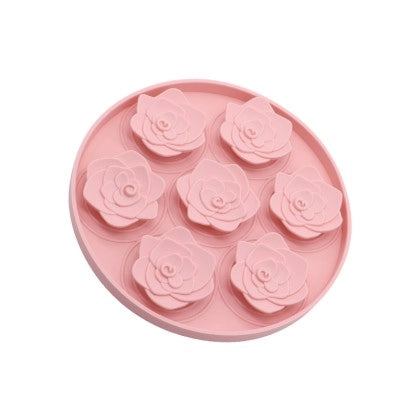 Rose Flower Slow Feeder Lick Mat