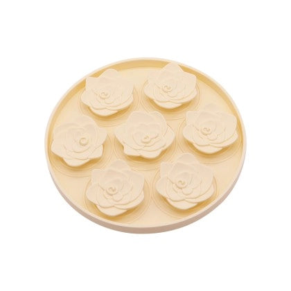 Rose Flower Slow Feeder Lick Mat